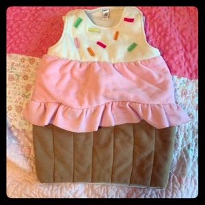 Cupcake fleece costume